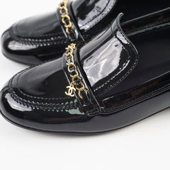 Chanel Loafers Patent 38.5