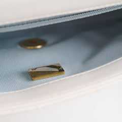 Chanel White Pearl Adjustable Stap