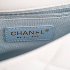 Chanel White Pearl Adjustable Stap