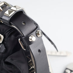 Prada New Vela Nylon Shoulder Bag Black