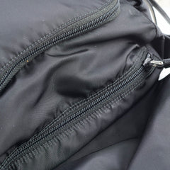 Prada New Vela Nylon Shoulder Bag Black