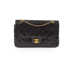 Chanel Vintage Classic Flap Medium/Large M/L Lambskin Black