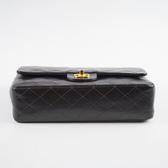 Chanel Vintage Classic Flap Medium/Large M/L Lambskin Black