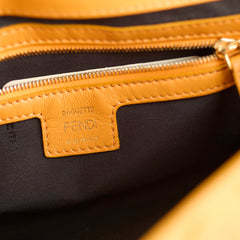 Fendi FF Baguette Clementine Lambskin Leather Medium