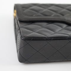 Chanel Paris Lined Double Flap Black