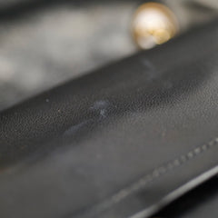 Chanel Paris Lined Double Flap Black