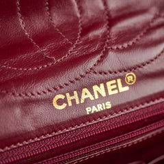 Chanel Paris Lined Double Flap Black