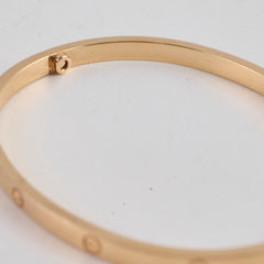 Cartier Love Bracelet Small Model Pink Gold size 17