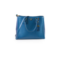 Prada Saffiano Blue Tote