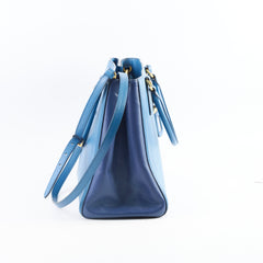 Prada Saffiano Blue Tote