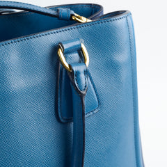 Prada Saffiano Blue Tote