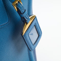 Prada Saffiano Blue Tote