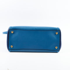 Prada Saffiano Blue Tote