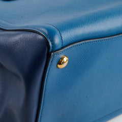 Prada Saffiano Blue Tote