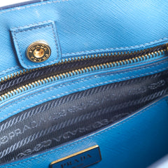 Prada Saffiano Blue Tote