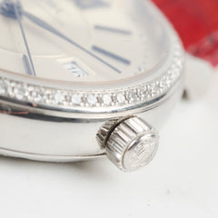 IWC Portofino Automatic Watch 37mm Silver Diamonds IWC458109