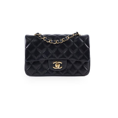 Chanel Mini Rectangle Lambskin Black (23 Series)