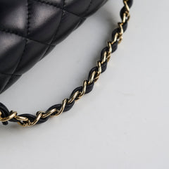 Chanel Mini Rectangle Lambskin Black (23 Series)