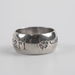 BvlgarI Save the Children Silver Ring Size 56