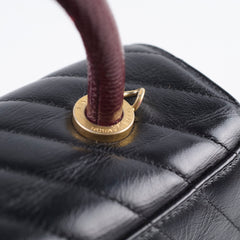 Deal of The Week - Chanel Medium Chevron Coco Handle Black