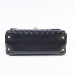 Deal of The Week - Chanel Medium Chevron Coco Handle Black