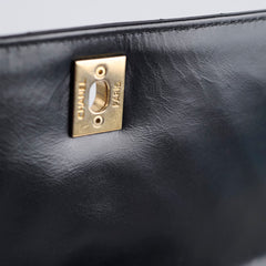 Deal of The Week - Chanel Medium Chevron Coco Handle Black