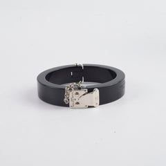 Louis Vuitton Acrylic Silver Bangle