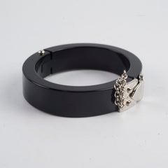Louis Vuitton Acrylic Silver Bangle