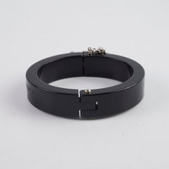 Louis Vuitton Acrylic Silver Bangle