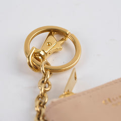 Celine Pouch Key Ring Black/Beige
