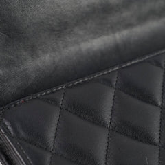 Chanel Lambskin Long Wallet Black