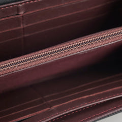 Chanel Lambskin Long Wallet Black