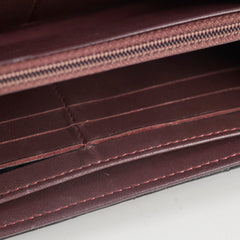 Chanel Lambskin Long Wallet Black