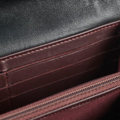 Chanel Lambskin Long Wallet Black