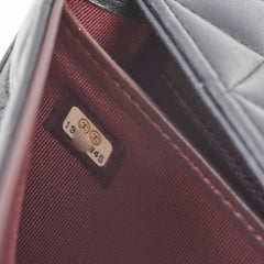 Chanel Lambskin Long Wallet Black