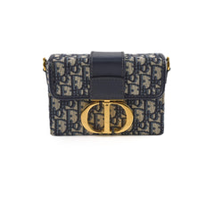 Christina Dior Montaigne Box Oblique Crossbody Bag