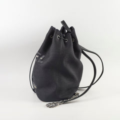 Chanel Deauville Backpack Navy Blue