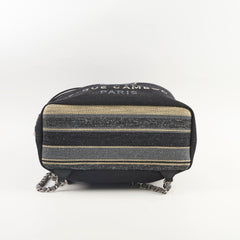 Chanel Deauville Backpack Navy Blue
