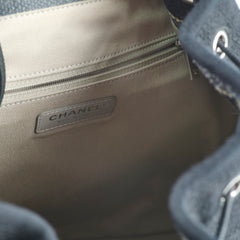 Chanel Deauville Backpack Navy Blue