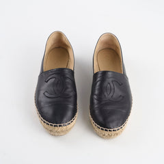 Chanel Espadrilles Black Size 35