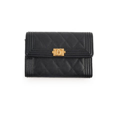 Chanel Boy Flap Wallet Caviar (25 Series)