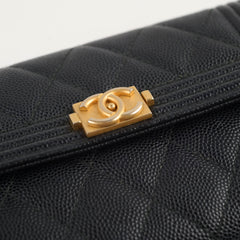 Chanel Boy Flap Wallet Caviar (25 Series)