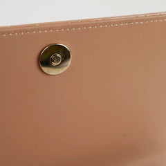 Christian Dior Lady Dior Pouch WOC Wallet On Chain Patent Blush