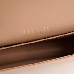 Christian Dior Lady Dior Pouch WOC Wallet On Chain Patent Blush