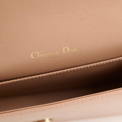 Christian Dior Lady Dior Pouch WOC Wallet On Chain Patent Blush
