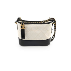 Chanel Small Gabrielle Bag Black and White