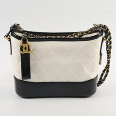 Chanel Small Gabrielle Bag Black and White