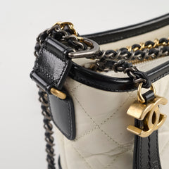 Chanel Small Gabrielle Bag Black and White