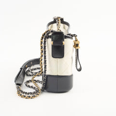 Chanel Small Gabrielle Bag Black and White