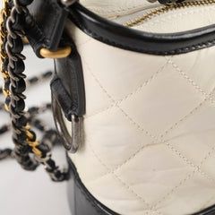 Chanel Small Gabrielle Bag Black and White